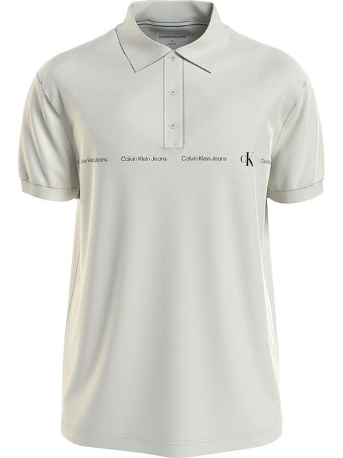 polo CALVIN KLEIN | J30J325432CGA BIANCO